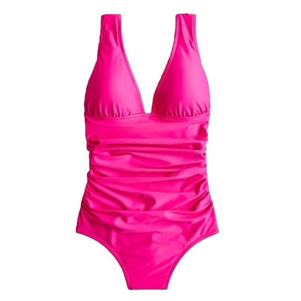 J. Crew Pink Women's One Piece Swimsuit - Picture 4 of 11